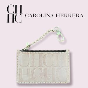 Carolina Herrera Pink Leather Coin Purse